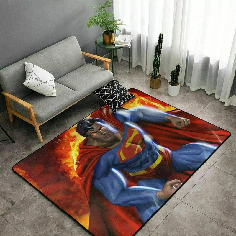 Superman Rugs Superman Carpet Kitchen Rug Indoor Rug