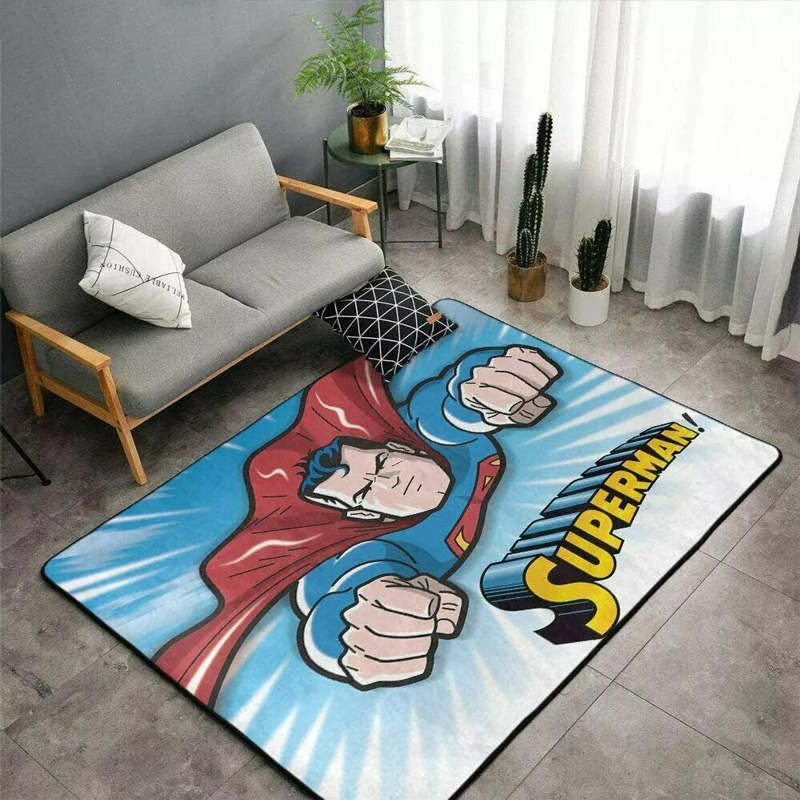 Superman Rug Superman Carpet Bedroom Area Rug Indoor Rugs