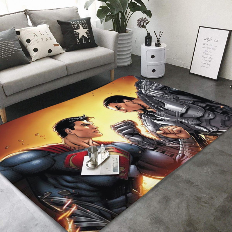Superman Area Rug Superman Carpet Living Room Rug Indoor Rug