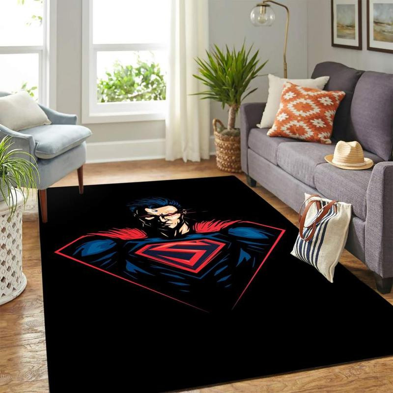 Superman Rugs Superman Carpets Kitchen Rug Indoor Rugs