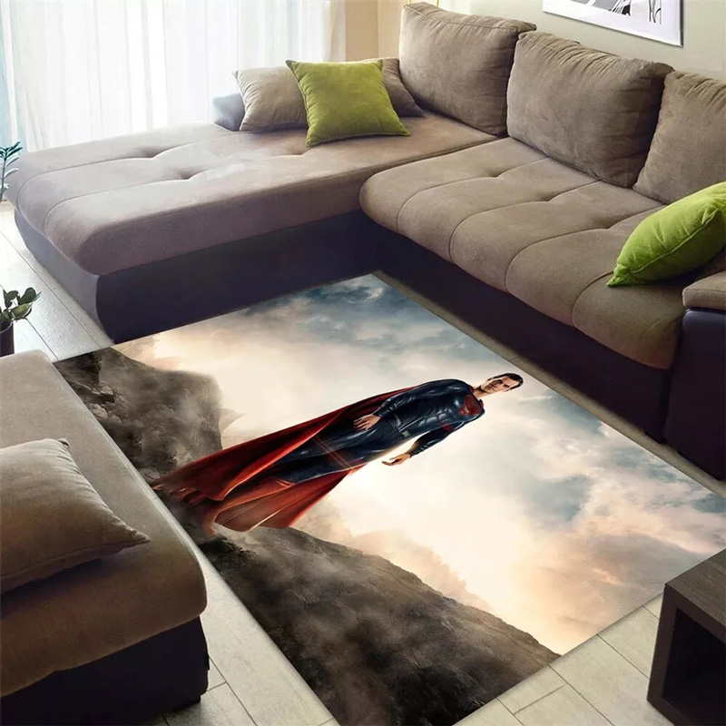Superman Rug Superman Carpets Living Room Area Rug Indoor Rugs