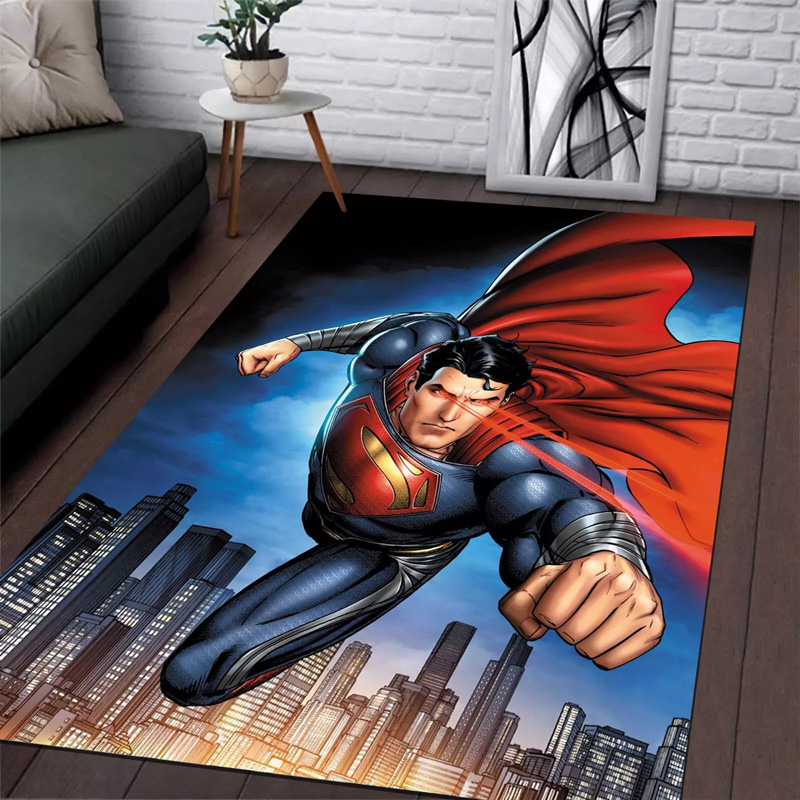 Superman Area Rug Superman Carpet Living Room Area Rug Indoor Rug