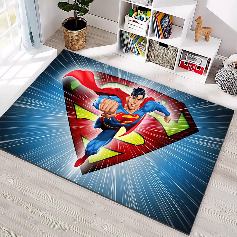 Superman Area Rug Superman Carpets Living Room Area Rug Indoor Rug