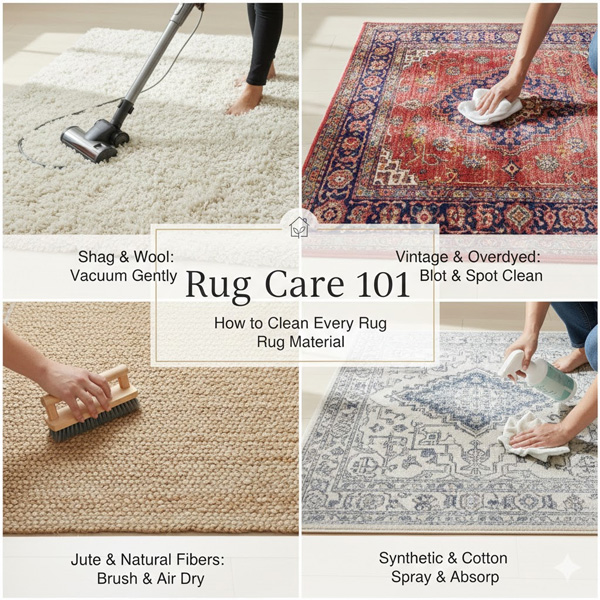 Rug Care 101: How to Clean Every Rug Material Rug Care 101: How to Clean Every Rug Material