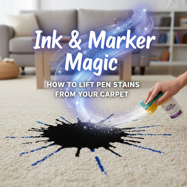 Ink & Marker Magic: How to Lift Pen Stains from Your Carpet Ink & Marker Magic: How to Lift Pen Stains from Your Carpet