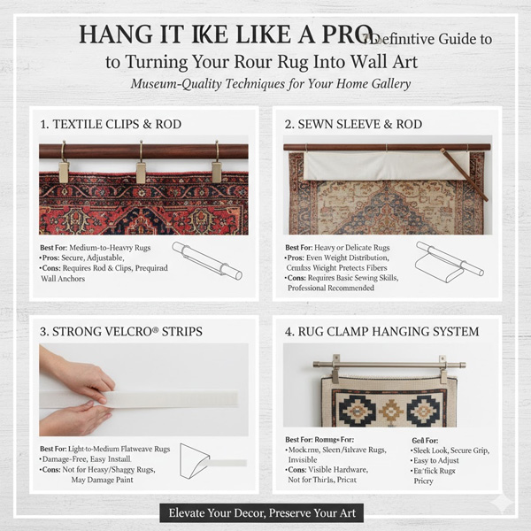 Hang It Like a Pro: The Definitive Guide to Turning Your Rug Into Wall Art Hang It Like a Pro: The Definitive Guide to Turning Your Rug Into Wall Art