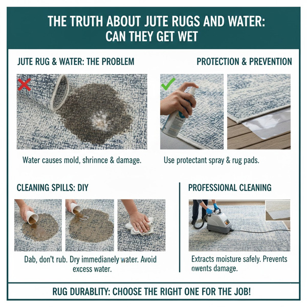 The Truth About Jute Rugs and Water: Can They Get Wet? The Truth About Jute Rugs and Water: Can They Get Wet?