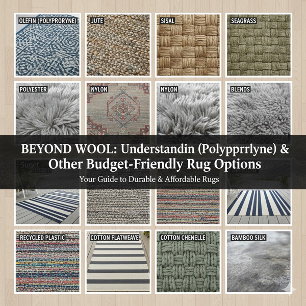 Beyond Wool: Understanding Olefin (Polypropylene) & Other Budget-Friendly Rug Options Beyond Wool: Understanding Olefin (Polypropylene) & Other Budget-Friendly Rug Options