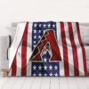 Arizona Diamondbacks Blanket - Fleece Blanket for Bed - Soft arizona diamondbacks blanket fleece blanket for bed soft ver 27
