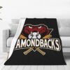Arizona Diamondbacks Blanket - Sherpa Blanket for Bed - Cozy arizona diamondbacks blanket sherpa blanket for bed cozy ver 5