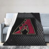 Arizona Diamondbacks Blanket - Sherpa Blanket for Bed - Lightweight (Queen Size) arizona diamondbacks blanket sherpa blanket for bed lightweight queen size ver 18