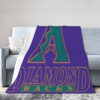 Arizona Diamondbacks Blankets - Fleece Blanket for Couch - Soft (Throw Size) arizona diamondbacks blankets fleece blanket for couch soft throw size ver 25