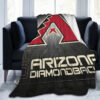 Arizona Diamondbacks Blankets - Fleece Blanket for Gift - Lightweight (Throw Size) arizona diamondbacks blankets fleece blanket for gift lightweight throw size ver 8