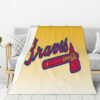 Atlanta Braves Blanket - Fleece Blanket for Couch - Soft (Multiple Sizes) atlanta braves blanket fleece blanket for couch soft multiple sizes ver 6