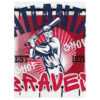 Atlanta Braves Blanket - Fleece Blanket for Sofa - Soft atlanta braves blanket fleece blanket for sofa soft ver 2
