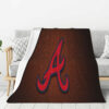 Atlanta Braves Blanket - Sherpa Blanket for Bed - Soft (Multiple Sizes) atlanta braves blanket sherpa blanket for bed soft multiple sizes ver 14