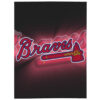 Atlanta Braves Blankets - Sherpa Blanket for Bed - Cozy atlanta braves blankets sherpa blanket for bed cozy ver 27