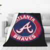 Atlanta Braves Blankets - Sherpa Blanket for Couch – Cozy atlanta braves blankets sherpa blanket for couch cozy ver 41