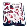 Atlanta Braves Blankets - Sherpa Blanket for Couch - Soft (Queen Size) atlanta braves blankets sherpa blanket for couch soft queen size ver 37