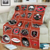 Atlanta Falcon Blankets - Fleece Blanket for Couch - Cozy (Throw Size) atlanta falcon blankets fleece blanket for couch cozy throw size ver 49