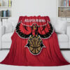 Atlanta Hawks Blanket - Sherpa Blanket for Couch - Lightweight (Queen Size) atlanta hawks blanket sherpa blanket for couch lightweight queen size ver 17