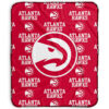 Atlanta Hawks Blanket - Sherpa Blanket for Couch - Soft (Queen Size) atlanta hawks blanket sherpa blanket for couch soft queen size ver 13