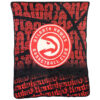 Atlanta Hawks Blanket - Sherpa Blanket for Gift - Cozy (Queen Size) atlanta hawks blanket sherpa blanket for gift cozy queen size ver 24