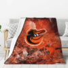 Baltimore Orioles Blanket - Fleece Blanket for Bed - Cozy (Queen Size) baltimore orioles blanket fleece blanket for bed cozy queen size ver 23