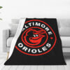 Baltimore Orioles Blanket - Fleece Blanket for Bed - Cozy baltimore orioles blanket fleece blanket for bed cozy ver 30