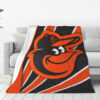 Baltimore Orioles Blanket - Sherpa Blanket for Bed - Soft (Multiple Sizes) baltimore orioles blanket sherpa blanket for bed soft multiple sizes ver 13