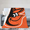 Baltimore Orioles Blanket - Sherpa Blanket for Gift - Cozy (Queen Size) baltimore orioles blanket sherpa blanket for gift cozy queen size ver 21
