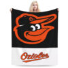 Baltimore Orioles Blankets - Fleece Blanket for Couch - Soft (Throw Size) baltimore orioles blankets fleece blanket for couch soft throw size ver 2