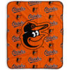 Baltimore Orioles Blankets - Fleece Blanket for Couch - Soft baltimore orioles blankets fleece blanket for couch soft ver 35