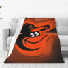 Baltimore Orioles Blankets - Fleece Blanket for Gift - Lightweight (Throw Size) baltimore orioles blankets fleece blanket for gift lightweight throw size ver 15