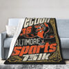 Baltimore Orioles Blankets - Fleece Blanket for Sofa - Soft (Throw Size) baltimore orioles blankets fleece blanket for sofa soft throw size ver 38