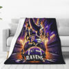 Baltimore Ravens Blanket - Fleece Blanket for Bed - Soft baltimore ravens blanket fleece blanket for bed soft ver 88