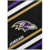 Baltimore Ravens Blanket - Fleece Blanket for Bed - Soft baltimore ravens blanket fleece blanket for bed soft ver 98