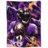 Baltimore Ravens Blanket - Fleece Blanket for Gift - Cozy (Multiple Sizes) baltimore ravens blanket fleece blanket for gift cozy multiple sizes ver 107
