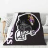 Baltimore Ravens Blanket - Fleece Blanket for Gift - Lightweight (Throw Size) baltimore ravens blanket fleece blanket for gift lightweight throw size ver 4