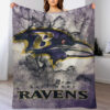 Baltimore Ravens Blanket - Fleece Blanket for Gift - Soft baltimore ravens blanket fleece blanket for gift soft ver 109