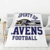 Baltimore Ravens Blanket - Sherpa Blanket for Bed - Cozy (Queen Size) baltimore ravens blanket sherpa blanket for bed cozy queen size ver 28