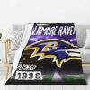 Baltimore Ravens Blanket - Sherpa Blanket for Bed - Lightweight baltimore ravens blanket sherpa blanket for bed lightweight ver 44