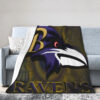 Baltimore Ravens Blanket - Sherpa Blanket for Bed - Warm baltimore ravens blanket sherpa blanket for bed warm ver 59