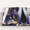 Baltimore Ravens Blanket - Sherpa Blanket for Couch - Cozy (Queen Size) baltimore ravens blanket sherpa blanket for couch cozy queen size ver 70