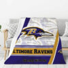 Baltimore Ravens Blanket - Sherpa Blanket for Gift - Lightweight baltimore ravens blanket sherpa blanket for gift lightweight ver 51