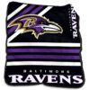 Baltimore Ravens Blanket - Sherpa Blanket for Sofa - Soft (Throw Size) baltimore ravens blanket sherpa blanket for sofa soft throw size ver 91