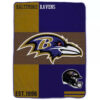Baltimore Ravens Blanket - Sherpa Blanket for Sofa - Soft baltimore ravens blanket sherpa blanket for sofa soft ver 93