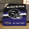 Baltimore Ravens Blankets - Fleece Blanket for Bed - Lightweight baltimore ravens blankets fleece blanket for bed lightweight ver 128