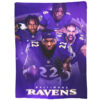 Baltimore Ravens Blankets - Fleece Blanket for Bed - Soft (Queen Size) baltimore ravens blankets fleece blanket for bed soft queen size ver 71