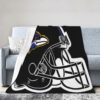 Baltimore Ravens Blankets - Fleece Blanket for Bed - Soft (Throw Size) baltimore ravens blankets fleece blanket for bed soft throw size ver 31